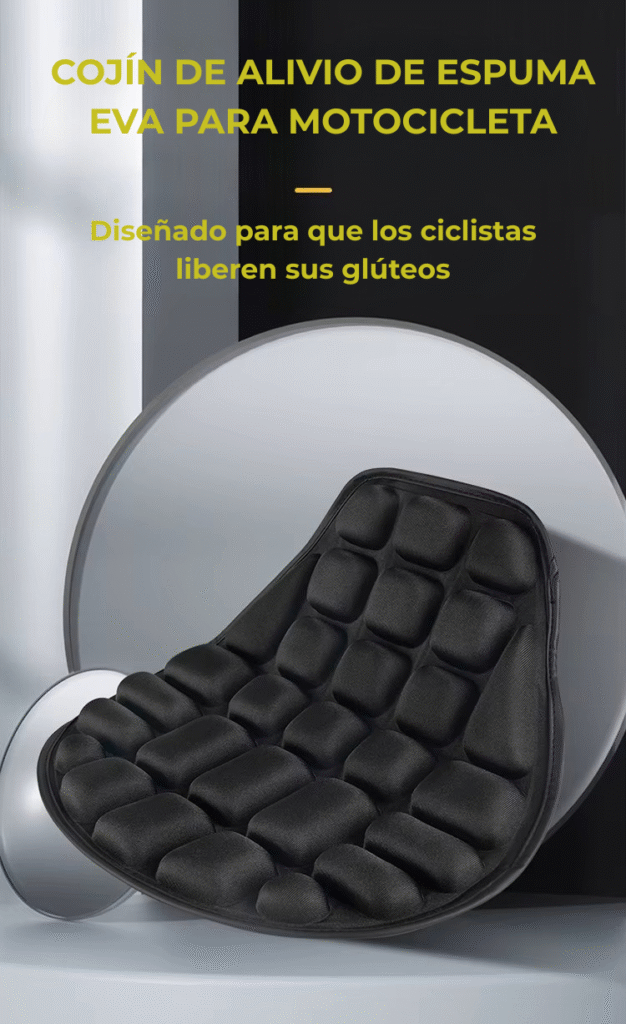 Cojín inflable para motocicleta