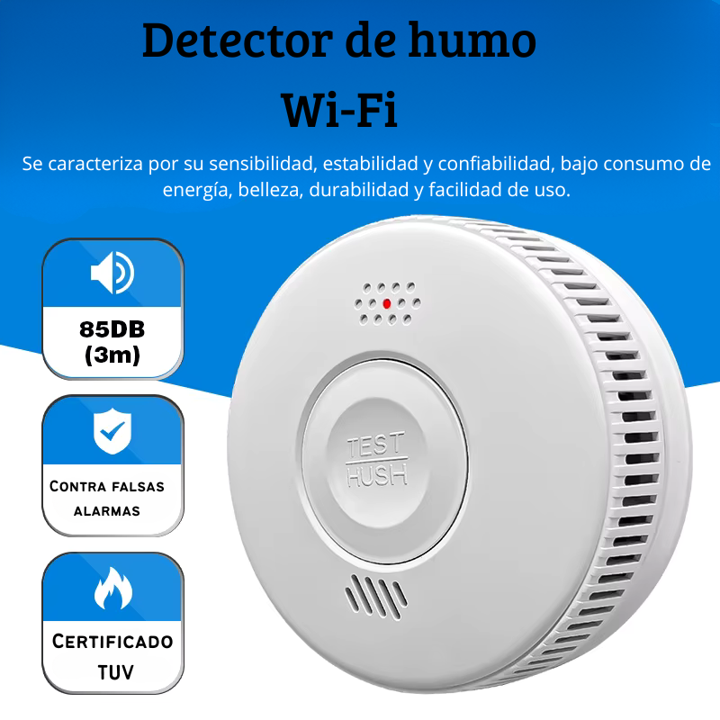 Detector de humo wi-fi
