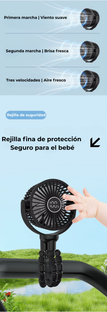 Ventilador de clip USB