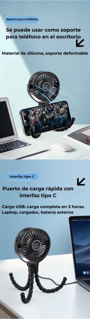 Ventilador de clip USB