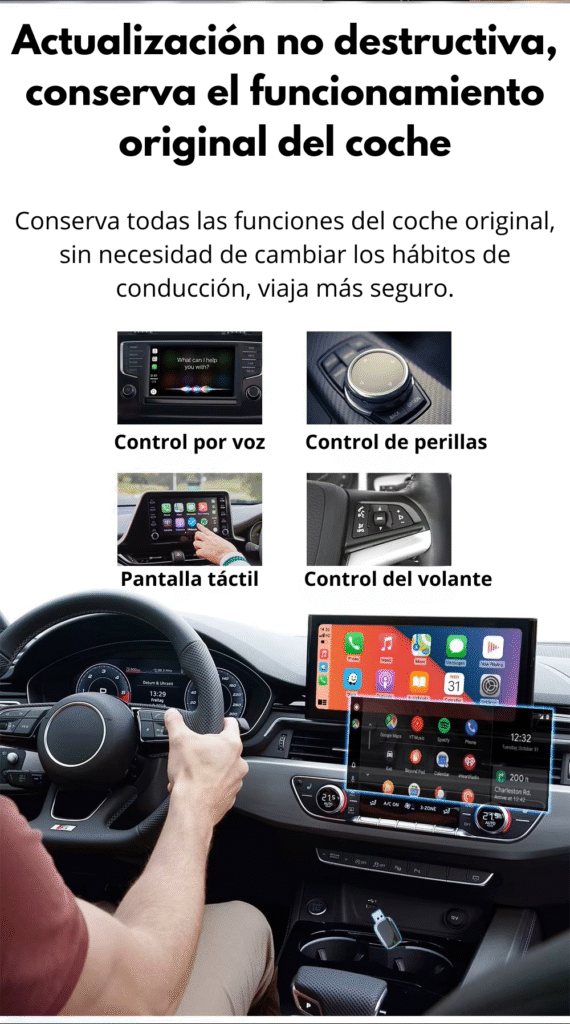 Adaptador Wireless CarPlay/Android Auto