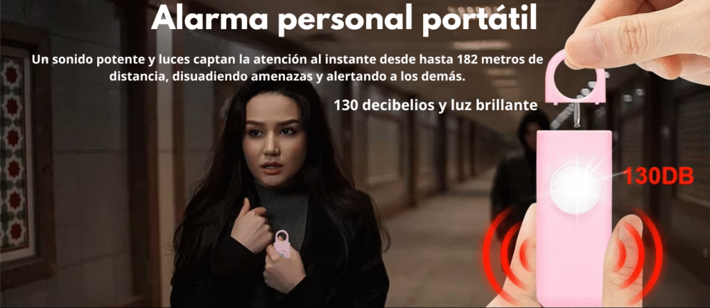 Alarma personal portátil