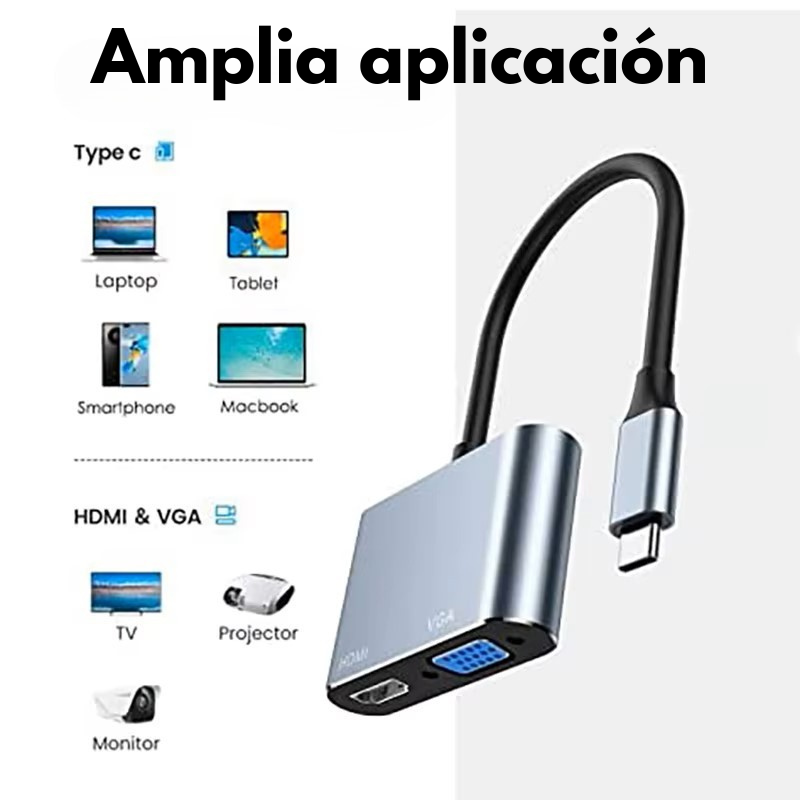 Adaptador HDMI-a-VGA