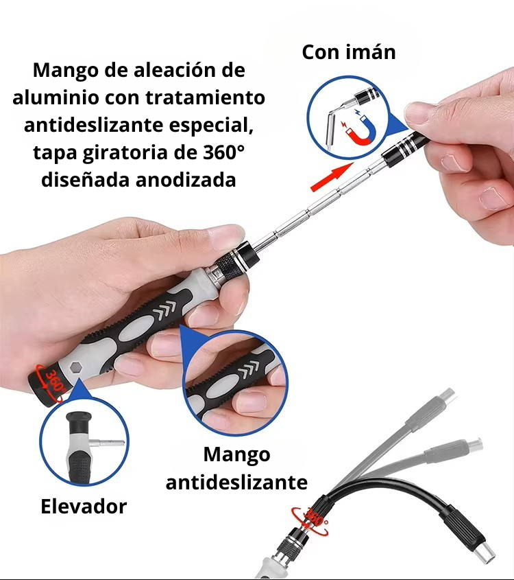 Juego de destornilladores de precisión