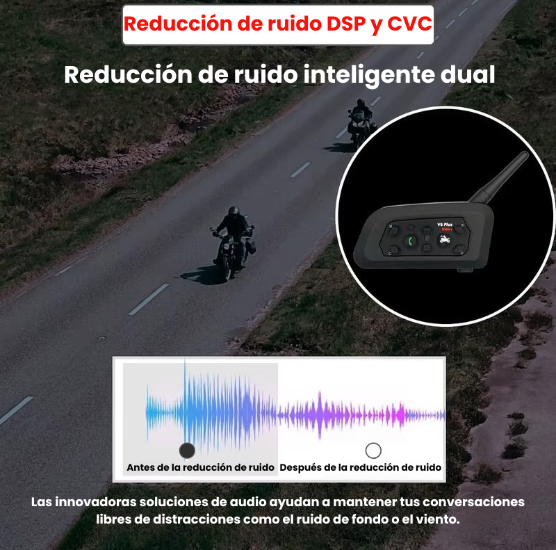 Intercomunicadores para cascos moto