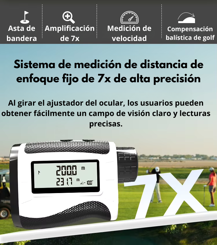 Medidor laser golf