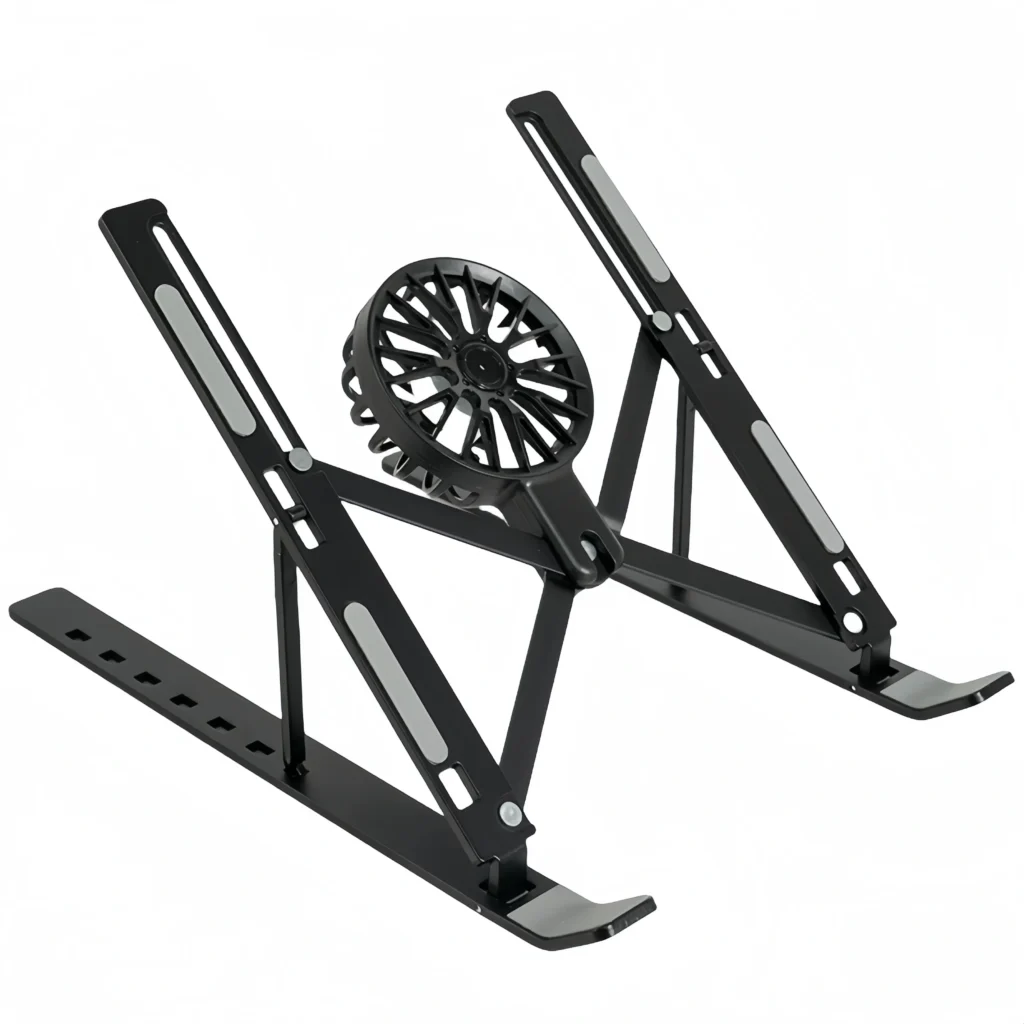Soporte plegable laptop con ventilador