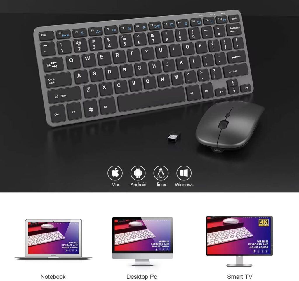 Teclado + Mouse inalámbrico 